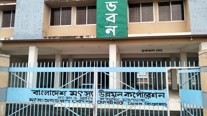 Tk 210m Fish Landing Center in Bhairab Lies Unused