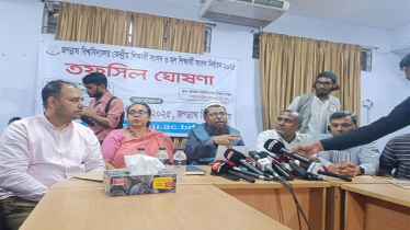 জকসু নির্বাচনের তফসিল ঘোষণা, ভোট ২২ ডিসেম্বর জকসু নির্বাচনের তফসিল ঘোষণা, ভোট ২২ ডিসেম্বর