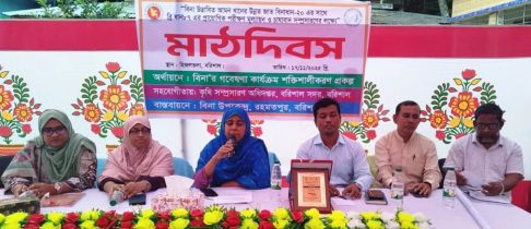 Zinc- and Iron-Rich BRRI Dhan-20 Promoted in Barishal