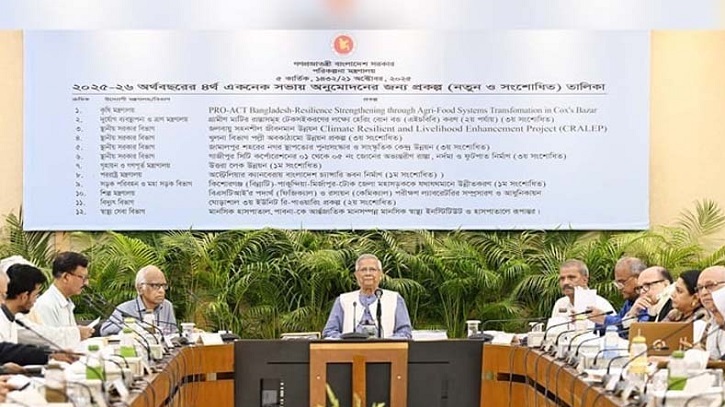 একনেকে ১৯৮৮ কোটি টাকার ১৩ প্রকল্প অনুমোদন একনেকে ১৯৮৮ কোটি টাকার ১৩ প্রকল্প অনুমোদন