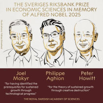 Mokyr, Aghion, and Howitt Win Nobel for Innovation Economics